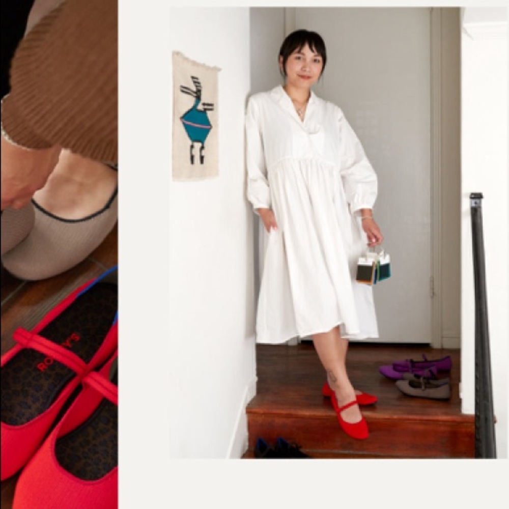 Rothy’s Square Maryjane | Discontinued red color | only worn 1x